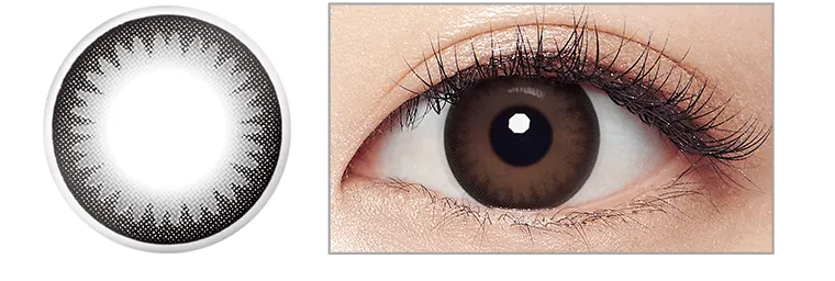 福原遥イメージモデルカラコン Eyecoffret 1day UV-M-アイコフレワンデーUVモイスト｜Natural make-ナチュラルメイク