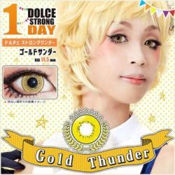 【DOLCE STRONG 1day／ドルチェストロングワンデー】1箱6枚 （1日使い捨て）［ゴールドサンダー]