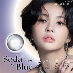 【アンジェリーク／ANGELIQUE】ソヨンイメージモデル 1箱10枚 （1日使い捨て）［ソーダブルー］