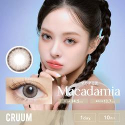 【CRUUM/クルーム】 キム・ジアンイメージモデル 1箱10枚 （1日使い捨て） ［マカダミア］