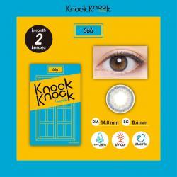【KnockKnock 1month/ノックノックマンスリー】 1箱2枚（1ヶ月装用）［666］