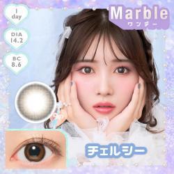 (2箱セット)【Marble／マーブル】実熊瑠琉イメージモデル 2箱20枚 （1日使い捨て）［チェルシー］
