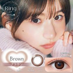 【Neosight1day Ring UV／ネオサイトワンデーリングUV】小松菜奈モデル 1箱30枚 （1日使い捨て） ［ブラウン］