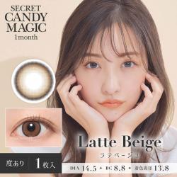 【secret candymagic／シークレットキャンディーマジック】板野友美モデル 2箱2枚［ラテベージュ］