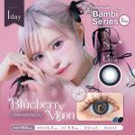 (2箱セット)【AngelColor／エンジェルカラーバンビワンデー】益若つばさプロデュース 2箱20枚（1日使い捨て） ［ブルーベリームーン］