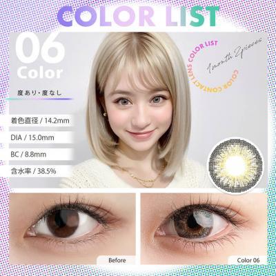 (2箱セット)【カラーリスト/COLOR LIST】2箱4枚（1ヶ月使用） [06]