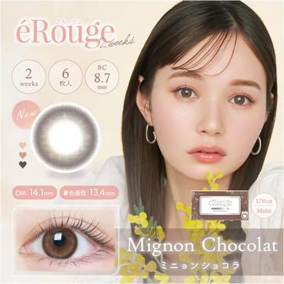 (2箱セット)【eRouge／エルージュ】マーシュ彩イメージモデル 2箱12枚入り [ミニョンショコラ]