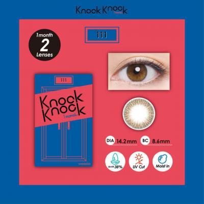 (2箱セット)【KnockKnock 1month/ノックノックマンスリー】 2箱4枚（1ヶ月装用）［111］