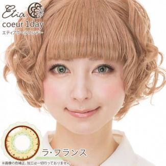 【Etia coeur 1day／エティアクールワンデー】1箱6枚 [ラ・フランス]