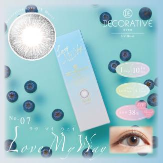【DECORATIVE EYES UV Moist／デコラティブアイズUVモイスト】 1箱10枚（1日使い捨て）[ラブマイウェイ]