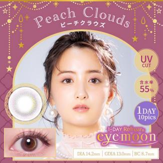 【ワンデーリフレア アイムーン/1-DAY Refrear eyemoon】 1箱10枚 （1日使い捨て）[ピーチクラウズ]