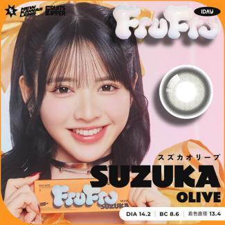 【フルフル／FruFru】FRUITS ZIPPERプロデュース 1箱10枚 （1日使い捨て）［スズカオリーブ］