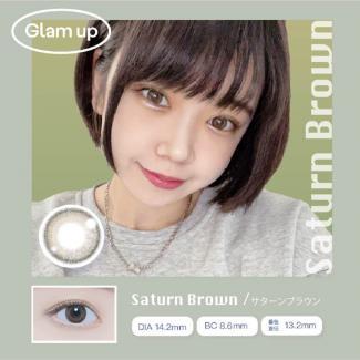 【グラムアップ/Glam up】 1箱10枚 (1日使い捨て)［サターンブラウン］