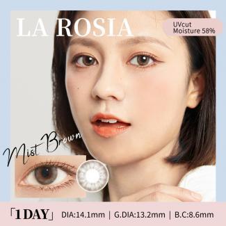 【LA ROSIA/ラーロシア】1箱10枚(1日使い捨て) [ミストブラウン]