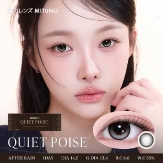 【蜜のレンズ QUIET POISE / クワイエットポイズ】 1箱10枚(1日使い捨て)［アフターレイン］