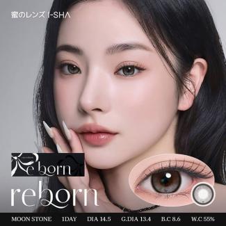 【蜜のレンズ I-SHA reborn / アイシャ リボン】 1箱10枚(1日使い捨て)［ムーンストーン］