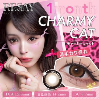 (2箱セット)【リセイマンスリー/RESAY1month】田向星華イメージモデル 2箱4枚入り (1ヶ月装用)［チャーミーキャット］