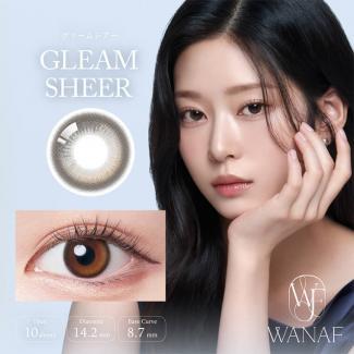 【ワナフ/WANAF】キムミンジュイメージモデル 1箱10枚 (1日使い捨て)［グリームシアー］