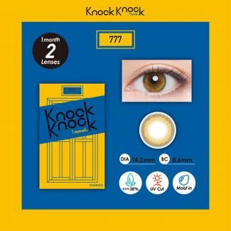 (2箱セット)【KnockKnock 1month/ノックノックマンスリー】 2箱4枚（1ヶ月装用）［777］