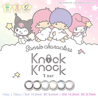 【knockknock_sanrio_1day／ノックノックワンデー】