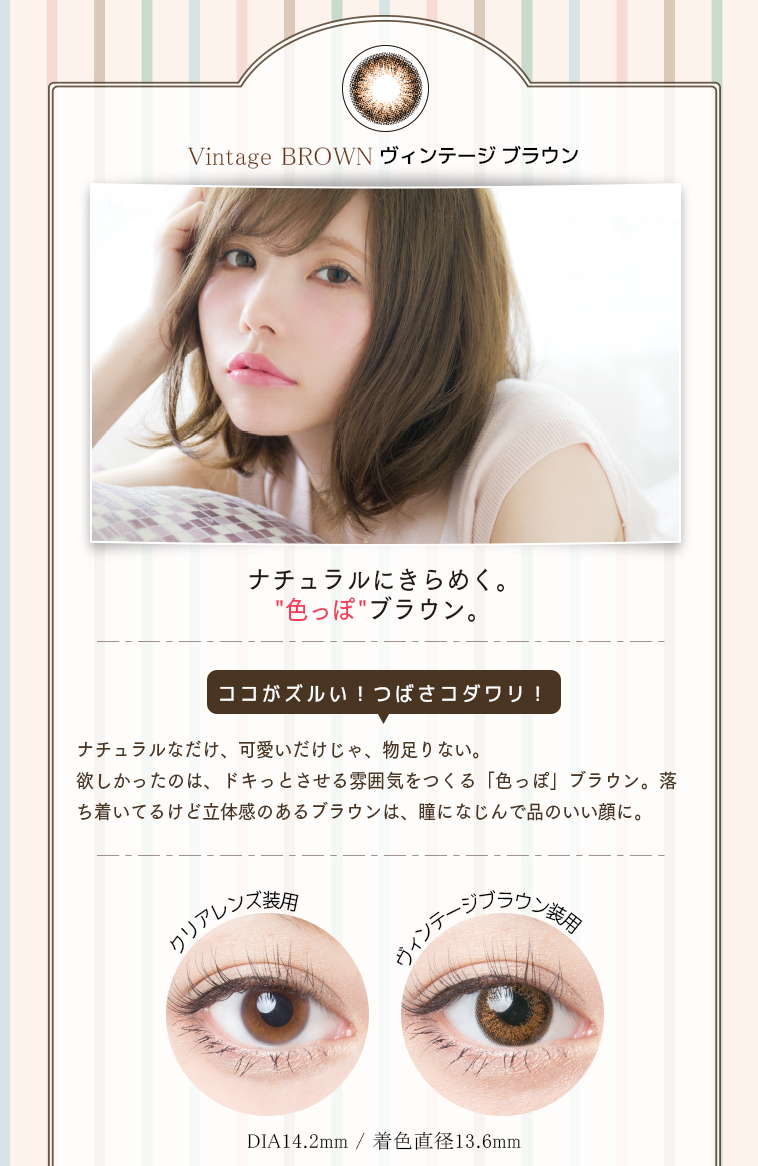 エンジェルカラーバンビ ヴィンテージ ワンデー