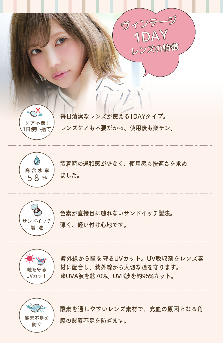 エンジェルカラーバンビ ヴィンテージ ワンデー