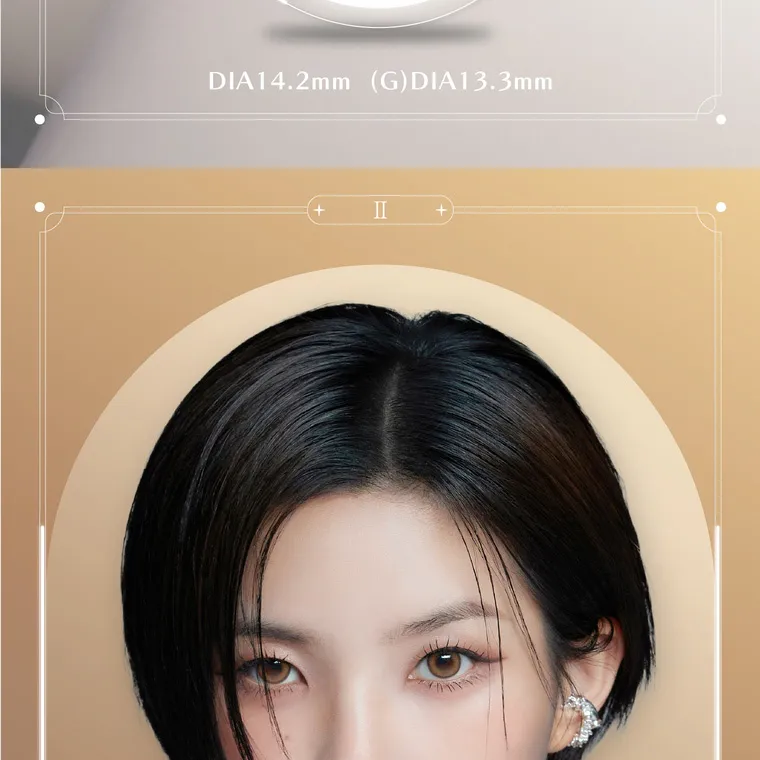 ソヨンイメージモデルカラコン angelique -アンジェリーク｜DIA14.2mm (G)DIA13.3mm 