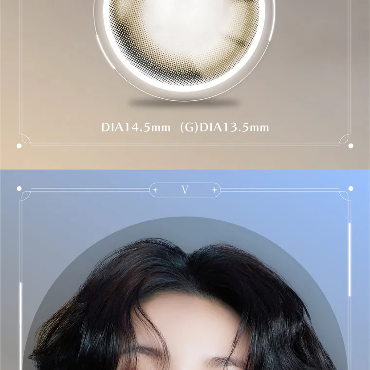 ソヨンイメージモデルカラコン angelique -アンジェリーク｜DIA14.5mm (G)DIA13.5mm