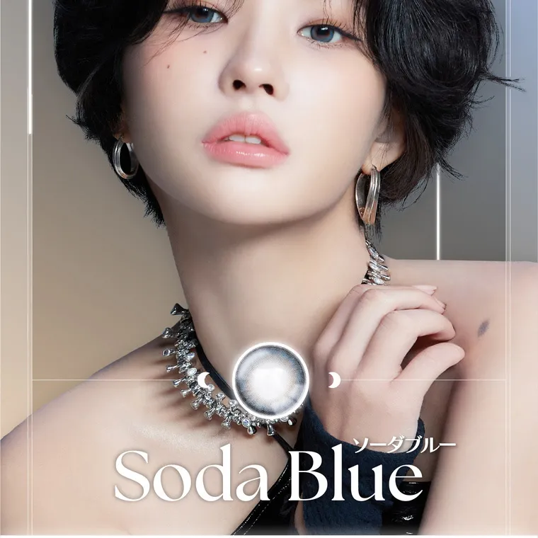 ソヨンイメージモデルカラコン angelique -アンジェリーク｜Soda Blue　ソーダブルー