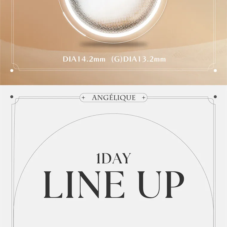 ソヨンイメージモデルカラコン angelique -アンジェリーク｜DIA14.2mm (G)DIA13.2mm LINE UP