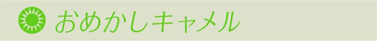 おめかしキャメル