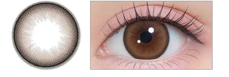 齊藤なぎさイメージモデル 【シャプンマンスリー/chapun 1month】｜きらゆめブラウン