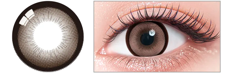 一条響イメージモデルカラコン colors -カラーズ ココアヴェール