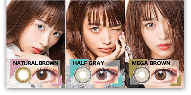 近藤千尋イメージモデル colors-カラーズ|NATURAL BROWN HALF GRAY MEGA BROWN