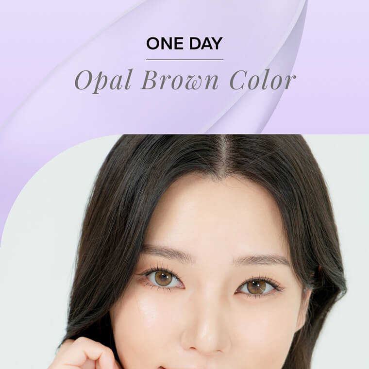 DooNoon GEMSTONES 1day /ドゥーヌーンジェムストーンワンデー｜ONE DAY Opal Brown Color