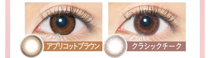 カラコン Ever Color 1day Natural -エバーカラーワンデーナチュラル|アプリコットブラウン クラシックチーク