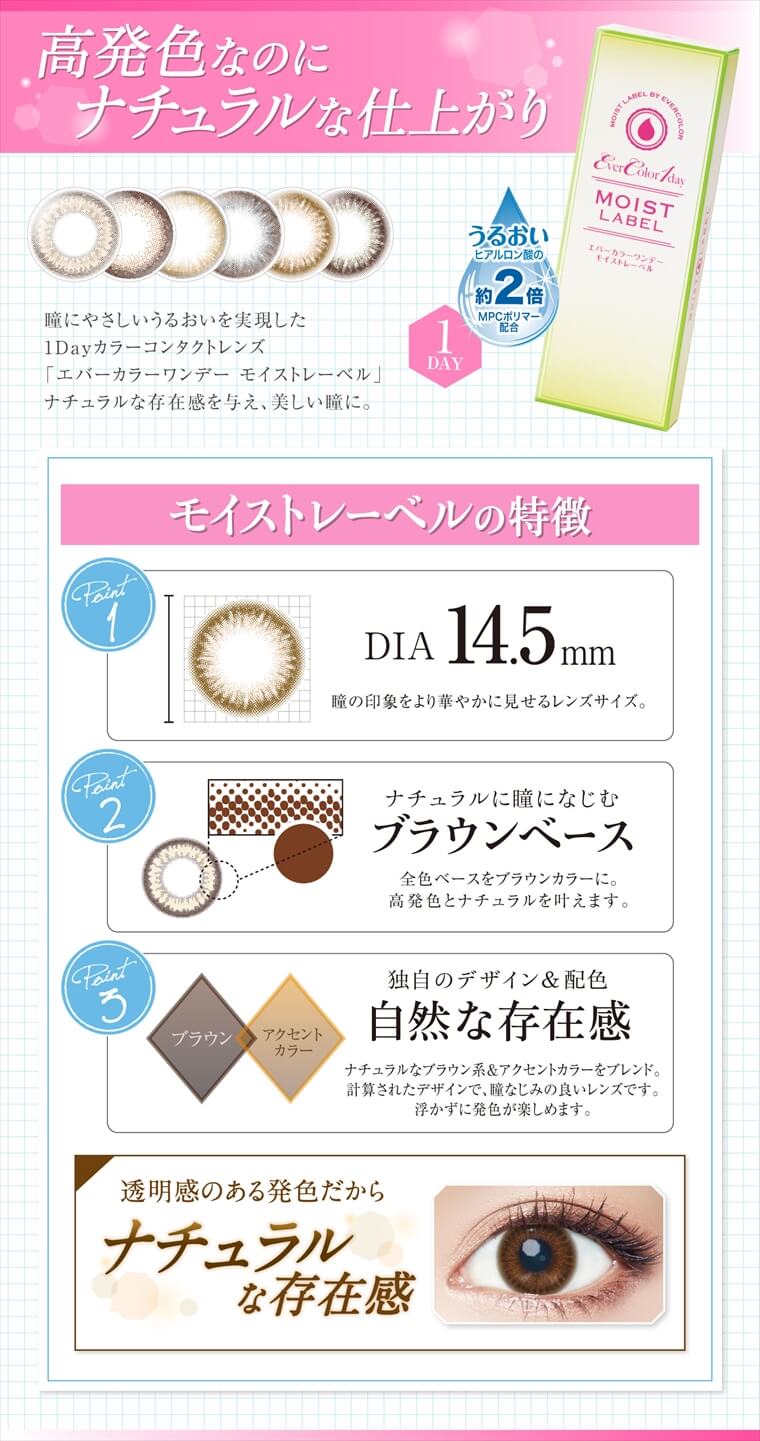 沢尻エリカ カラコンエバーカラーワンデーモイストレーベル LPその2