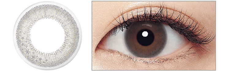 福原遥イメージモデルカラコン Eyecoffret 1day UV-M-アイコフレワンデーUVモイスト｜Base make-シアーメイク