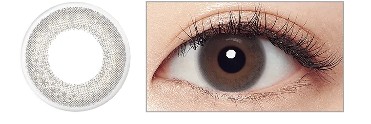 福原遥イメージモデルカラコン Eyecoffret 1day UV-M-アイコフレワンデーUVモイスト｜Base make-シアーメイク