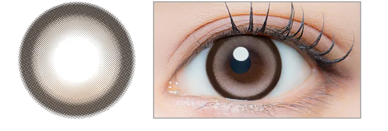 中野ゆいなイメージモデル EYE GENIC 1MONTH -アイジェニック ワンマンス | クリームグレーズ