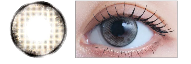 ブランドミューズ TWICE NAYEONカラコン eyestar -アイスター|スターフレアベージュ