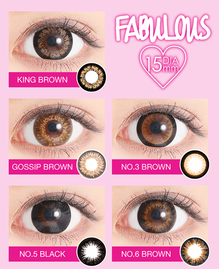 KINGBROWN GOSSIPBROWN NO.3BROWN NO.5BLACK NO.6BROWN