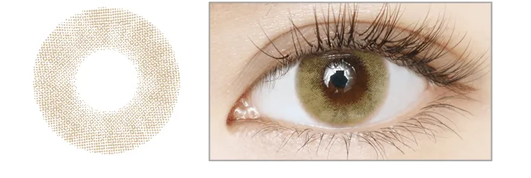 パリスヒルトンイメージモデル Fierce eyes by Diya -フィアースアイズ バイ ダイヤ- シアーベージュ