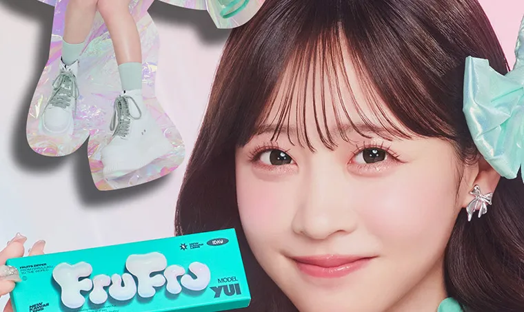 FRUITS ZIPPERイメージモデルカラコン frufru｜