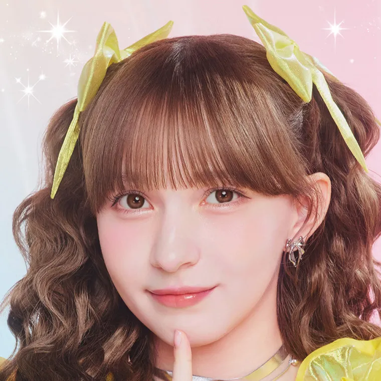 FRUITS ZIPPERイメージモデルカラコン frufru｜