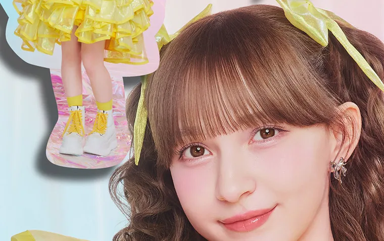 FRUITS ZIPPERイメージモデルカラコン frufru｜