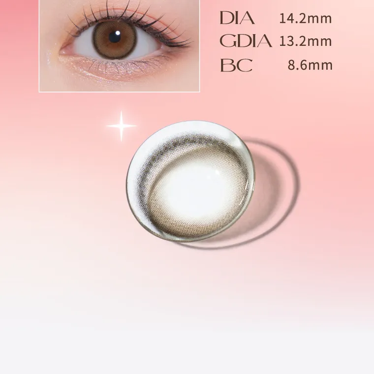 宮脇咲良イメージモデルカラコン【molak 1month/モラクマンスリー】｜ DIA 14.2mm GDIA 13.2mm BC 8.6mm
