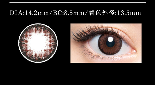 DIA:14.2mm/BC8.5mm/着色外径:13.5mm