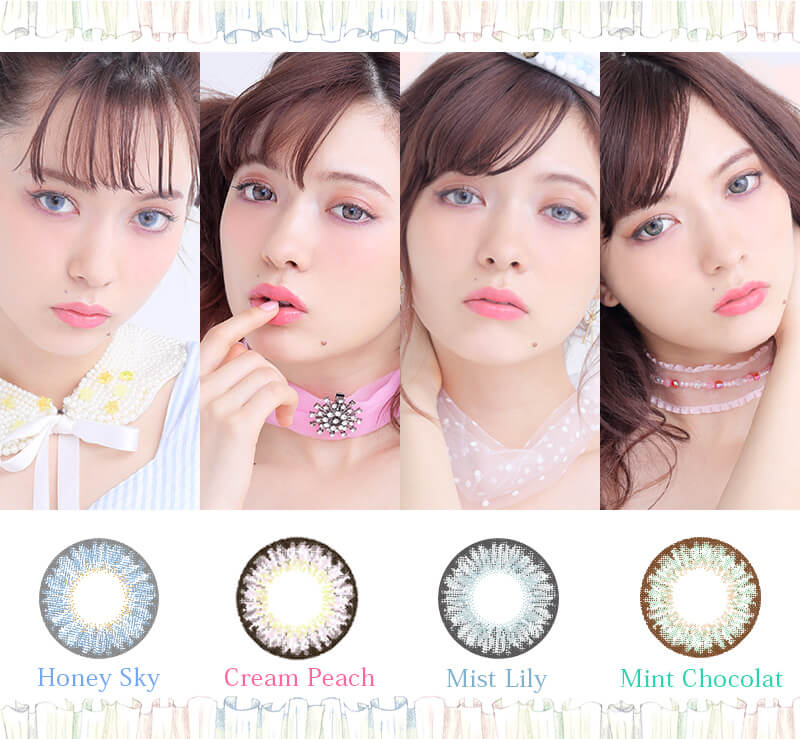 八木アリサイメージモデルカラコンMotecon