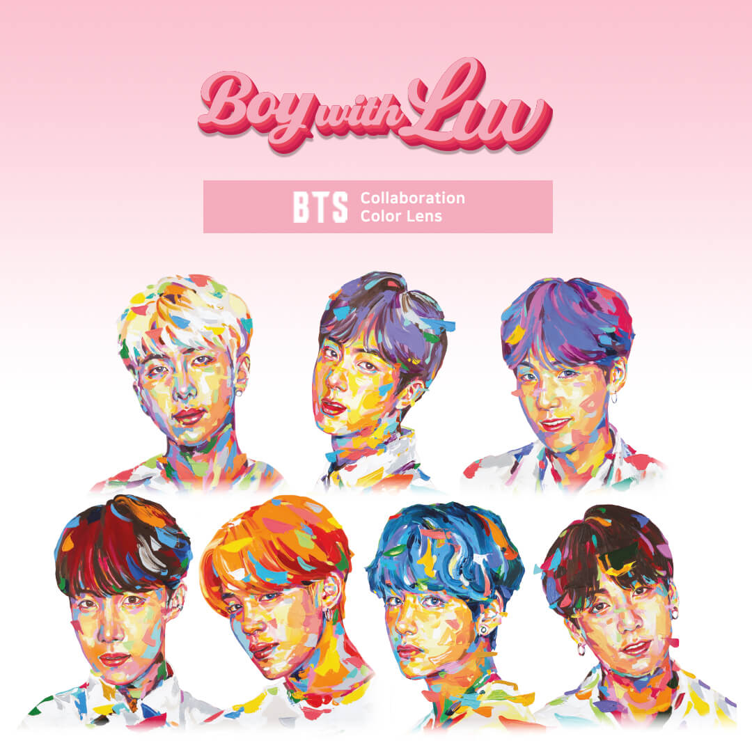 BTSイメージモデルカラコン　mtpr_bts_boywithluv -MTPR |Boy With Luv BTS collaboration Color lens